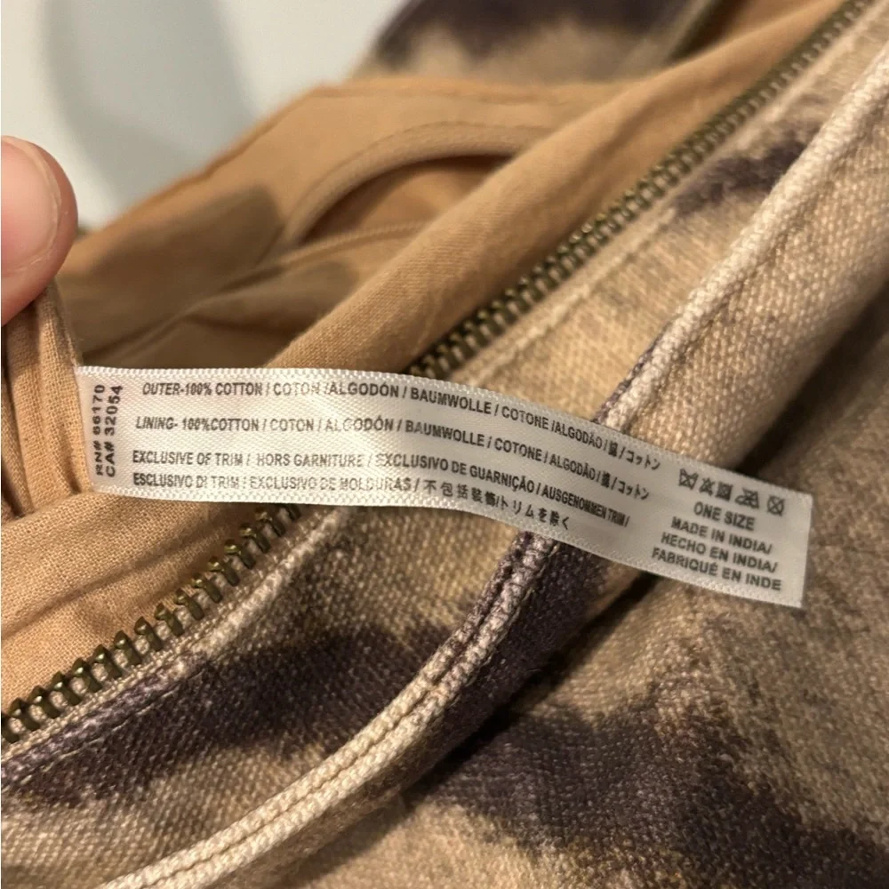 Free People Hive Carryall Thick Strap Chevron Hobo Zip up Cargo Bag - Picture 8 of 10